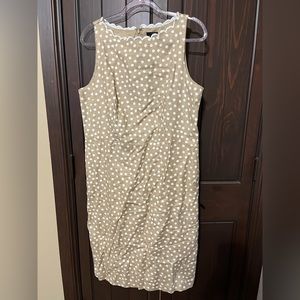 Beige sheath dress- Ann Taylor